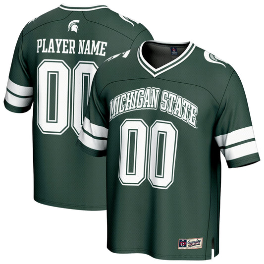 Michigan State Spartans GameDay Greats Unisex Pick-A-Player Football Fashion Jersey - Green | Stitched College Jersey TJS72250
