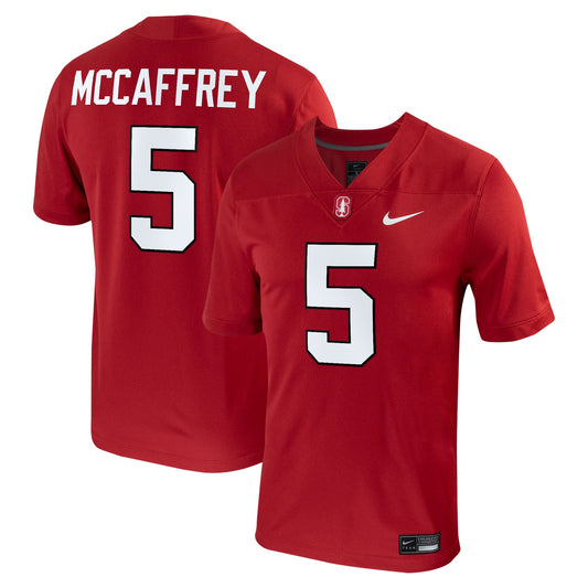 Christian McCaffrey Stanford Cardinal Player Game Jersey - Cardinal | Stitched College Jersey TJS72233
