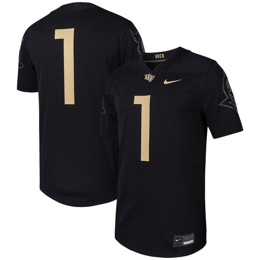 #1 UCF Knights Untouchable Replica Football Jersey - Black | Stitched College Jersey TJS72208
