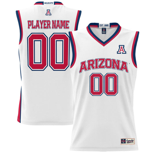 Arizona Wildcats GameDay Greats Pick-A-Player Men's Basketball Jersey - White | Stitched College Jersey TJS72129
