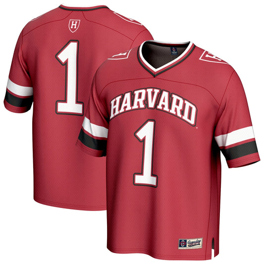 #1 Harvard Crimson GameDay Greats Lightweight Collegiate Football Fashion Jersey - Crimson | Stitched College Jersey TJS72158