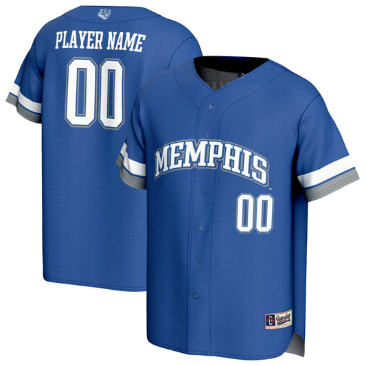 Memphis Tigers GameDay Greats Unisex Lightweight Collegiate Baseball Pick-A-Player Fashion Jersey - Royal | Stitched College Jersey TJS72242