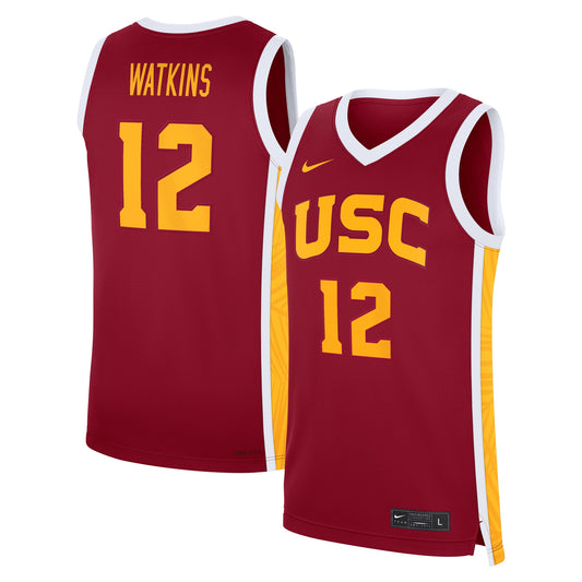 JuJu Watkins USC Trojans Road Replica Basketball Jersey - Cardinal | Stitched College Jersey TJS72138