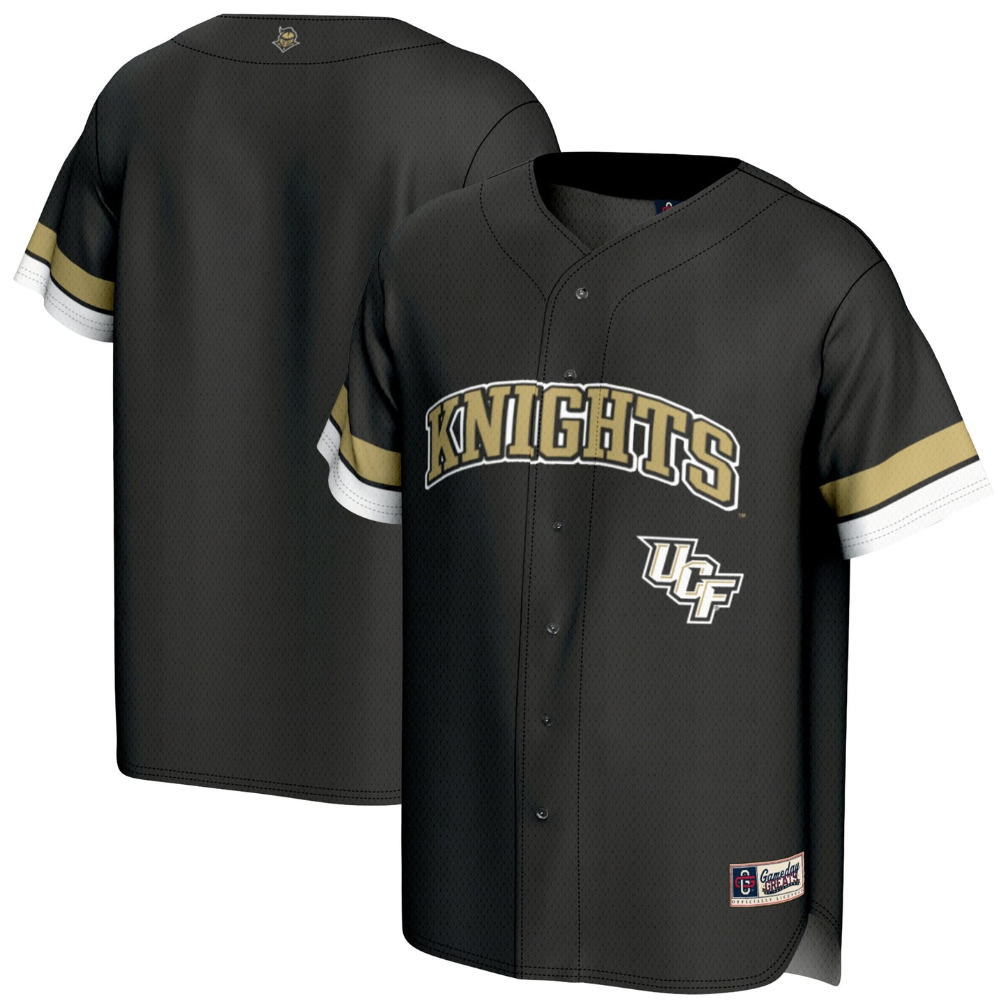 UCF Knights GameDay Greats Unisex Spirit Baseball Jersey - Black | Stitched College Jersey TJS72200