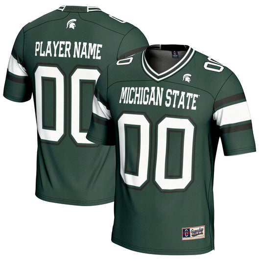 Michigan State Spartans GameDay Greats Pick-A-Player Football Jersey - Green | Stitched College Jersey TJS72128