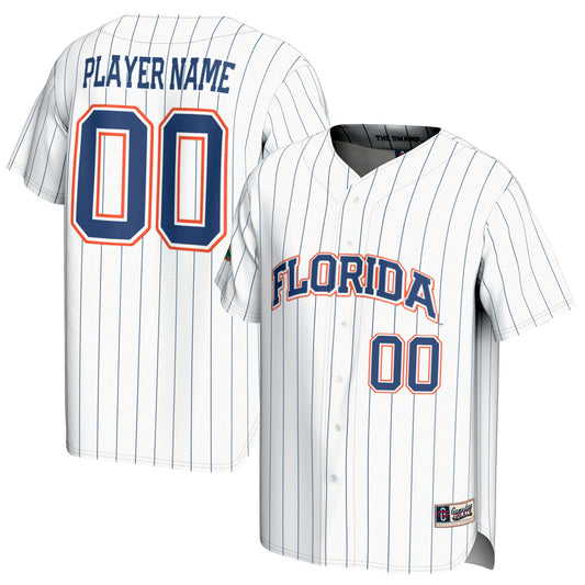 Florida Gators GameDay Greats Unisex Pick-A-Player Baseball Lightweight Jersey - White | Stitched College Jersey TJS72204