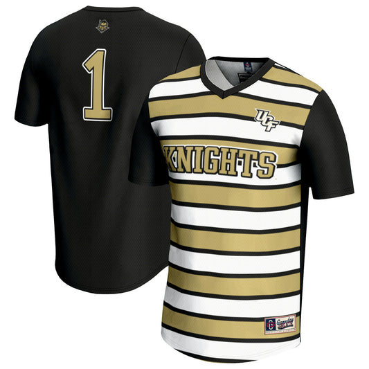 #1 UCF Knights GameDay Greats Unisex Lightweight Soccer Fashion Jersey - Black | Stitched College Jersey TJS72247
