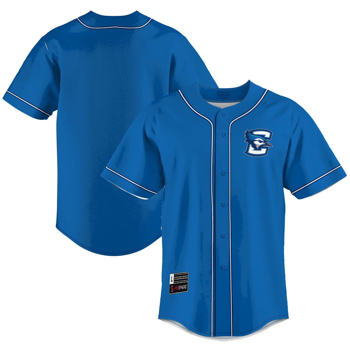 Creighton Bluejays GameDay Greats Lightweight Baseball Jersey - Blue | Stitched College Jersey TJS72275