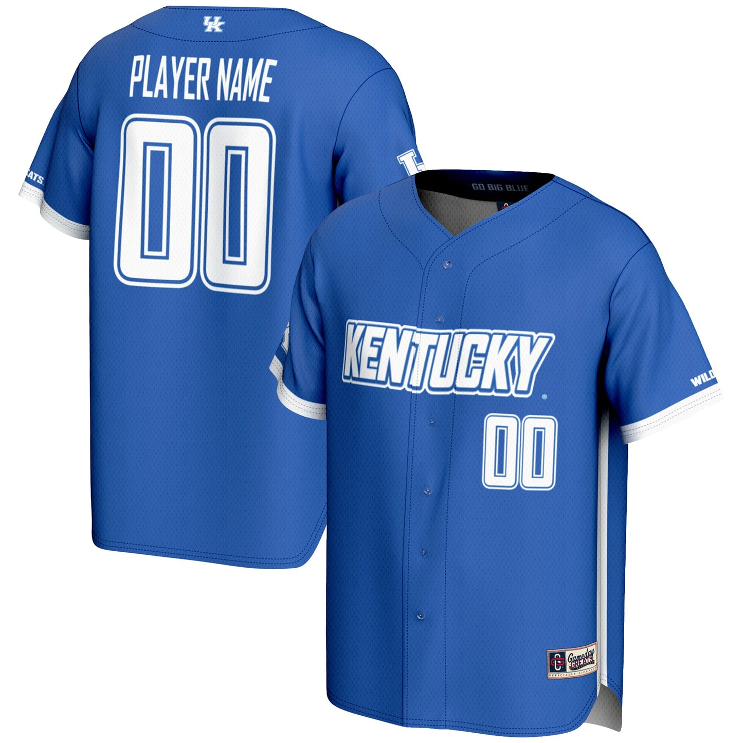 Kentucky Wildcats GameDay Greats Pick-A-Player Lightweight Baseball Jersey - Royal | Stitched College Jersey TJS72273