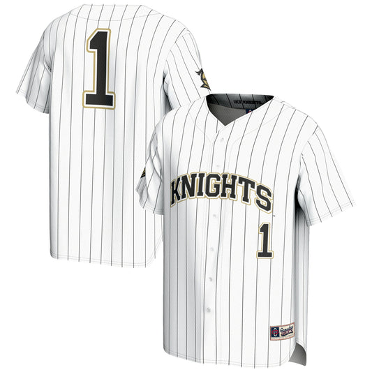 #1 UCF Knights GameDay Greats Lightweight Baseball Jersey - White | Stitched College Jersey TJS72256