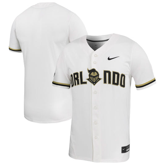 UCF Knights Replica Baseball Jersey - White | Stitched College Jersey TJS72213