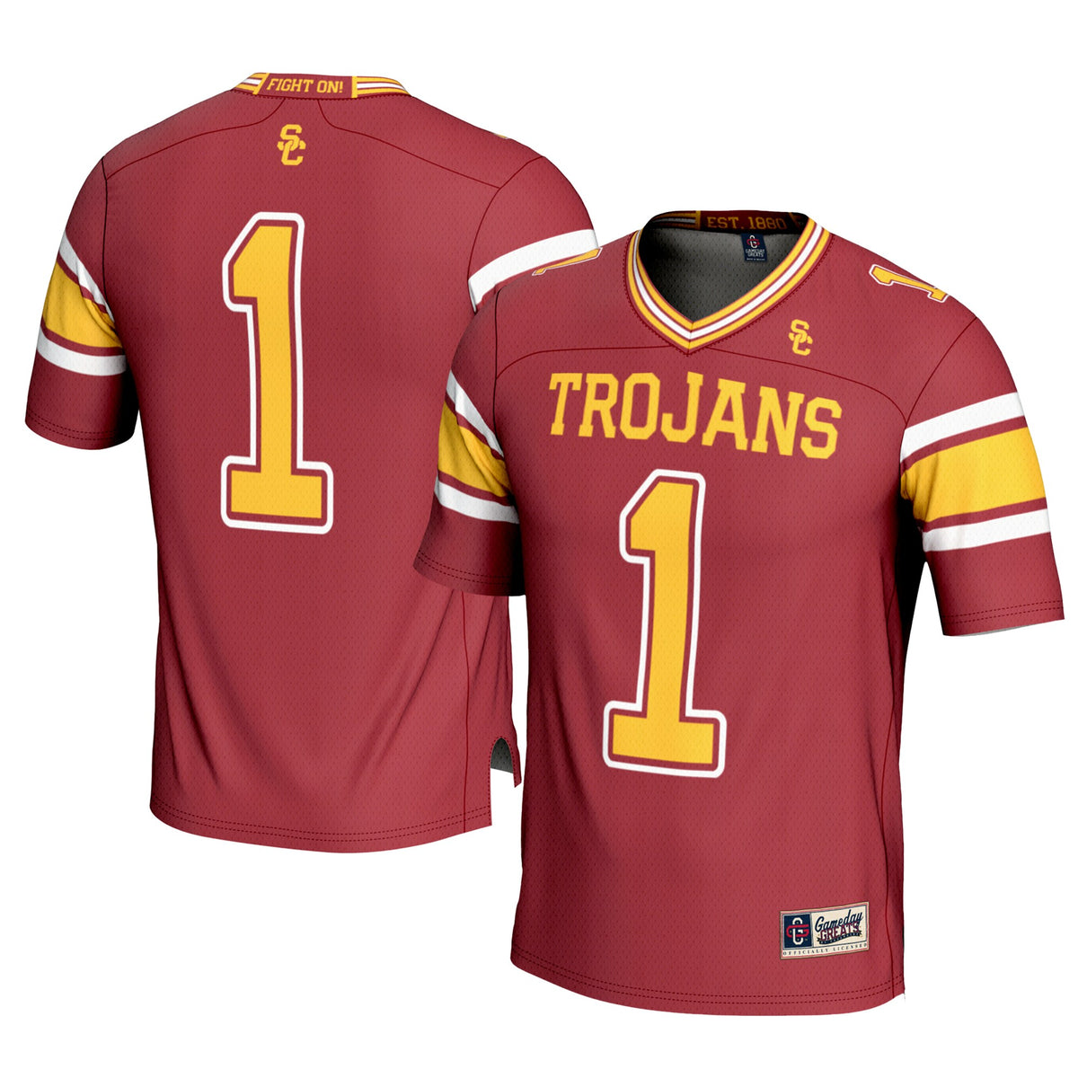 #1 USC Trojans GameDay Greats Football Jersey - Cardinal | Stitched College Jersey TJS72255