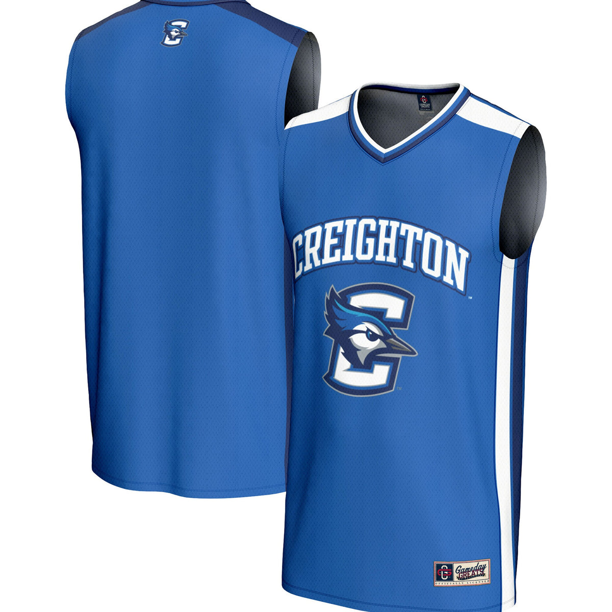 Creighton Bluejays GameDay Greats Spirit Basketball Jersey - Blue | Stitched College Jersey TJS72239