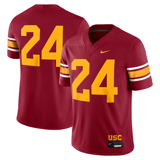 #24 USC Trojans Alternate Game Jersey - Cardinal | Stitched College Jersey TJS72495