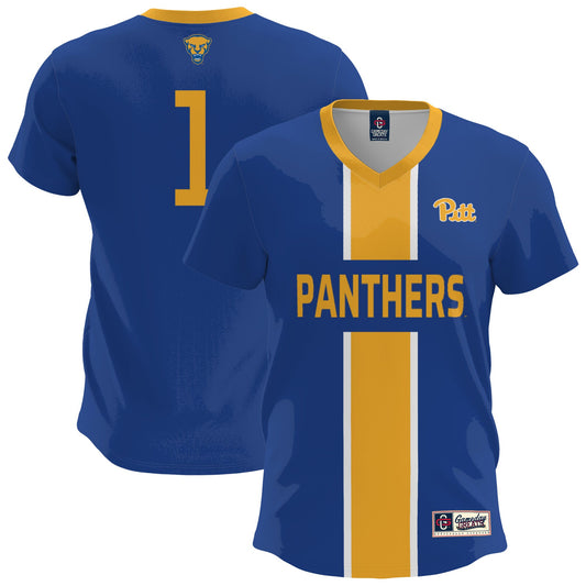 Pitt Panthers GameDay Greats Lightweight Soccer Fashion Jersey - Royal | Stitched College Jersey TJS72612