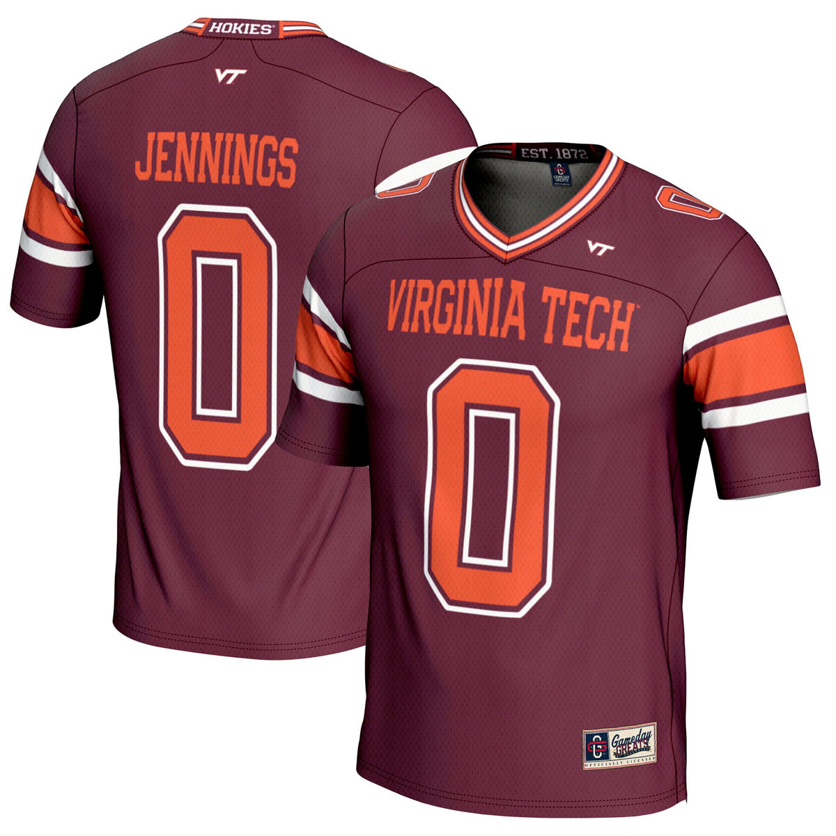 Ali Jennings Virginia Tech Hokies GameDay Greats Player Football Jersey - Maroon | Stitched College Jersey TJS72451