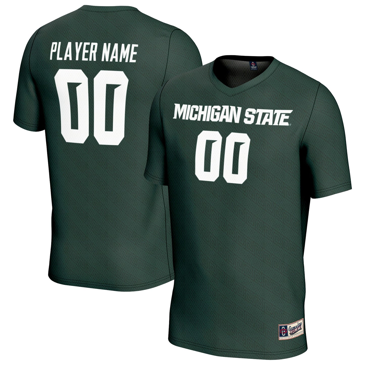 Michigan State Spartans GameDay Greats Unisex Pick-A-Player Men's Soccer Jersey - Green | Stitched College Jersey TJS72361