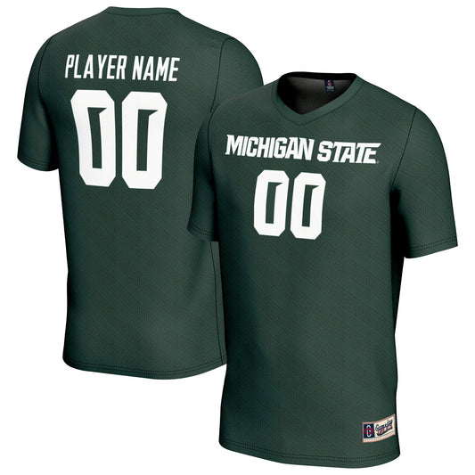 Michigan State Spartans GameDay Greats Unisex Pick-A-Player Men's Soccer Jersey - Green | Stitched College Jersey TJS72361
