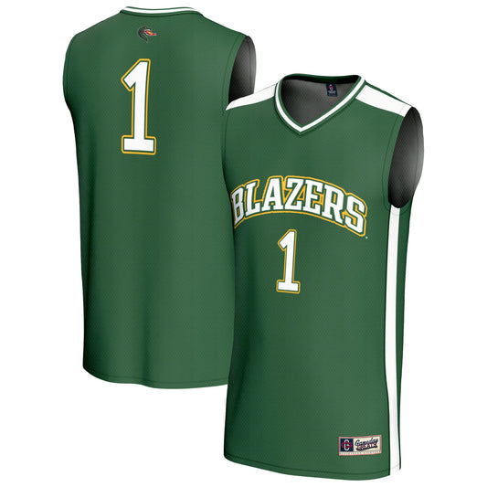 #1 UAB Blazers GameDay Greats Unisex Lightweight Basketball Fashion Jersey - Green | Stitched College Jersey TJS72470