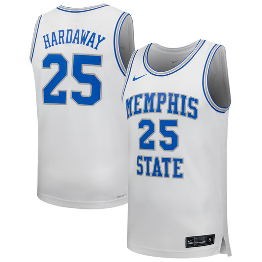 Penny Hardaway Memphis Tigers Home Replica Basketball Jersey - White | Stitched College Jersey TJS72478
