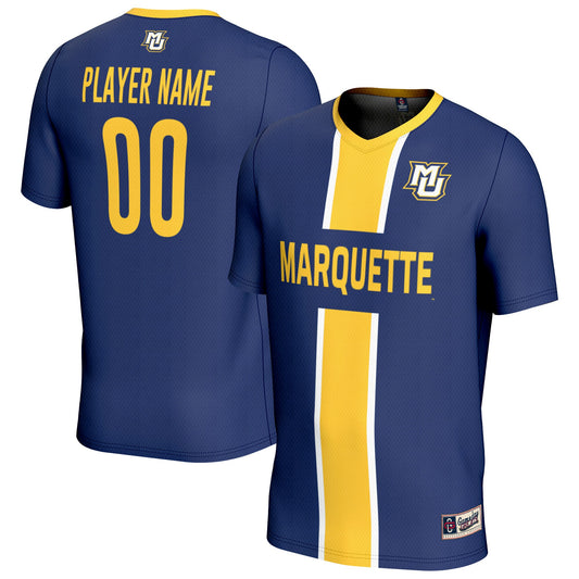 Marquette Golden Eagles GameDay Greats Unisex Pick-A-Player Soccer Jersey - Navy | Stitched College Jersey TJS72327