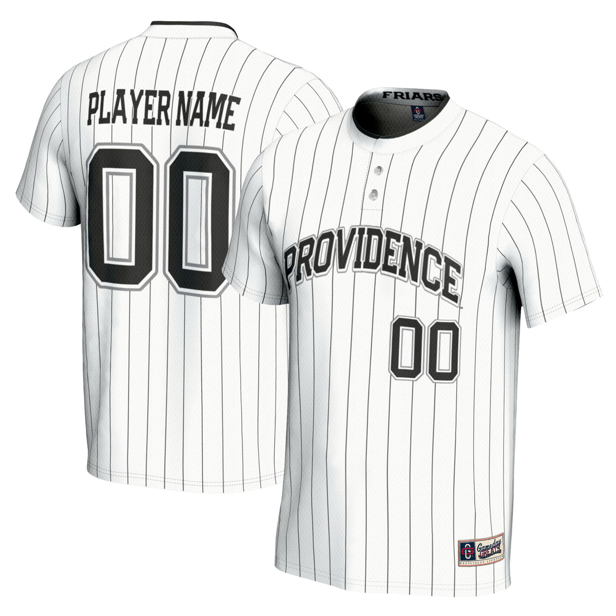 Providence Friars GameDay Greats Unisex Pick-A-Player Softball Lightweight Jersey - White | Stitched College Jersey TJS72417