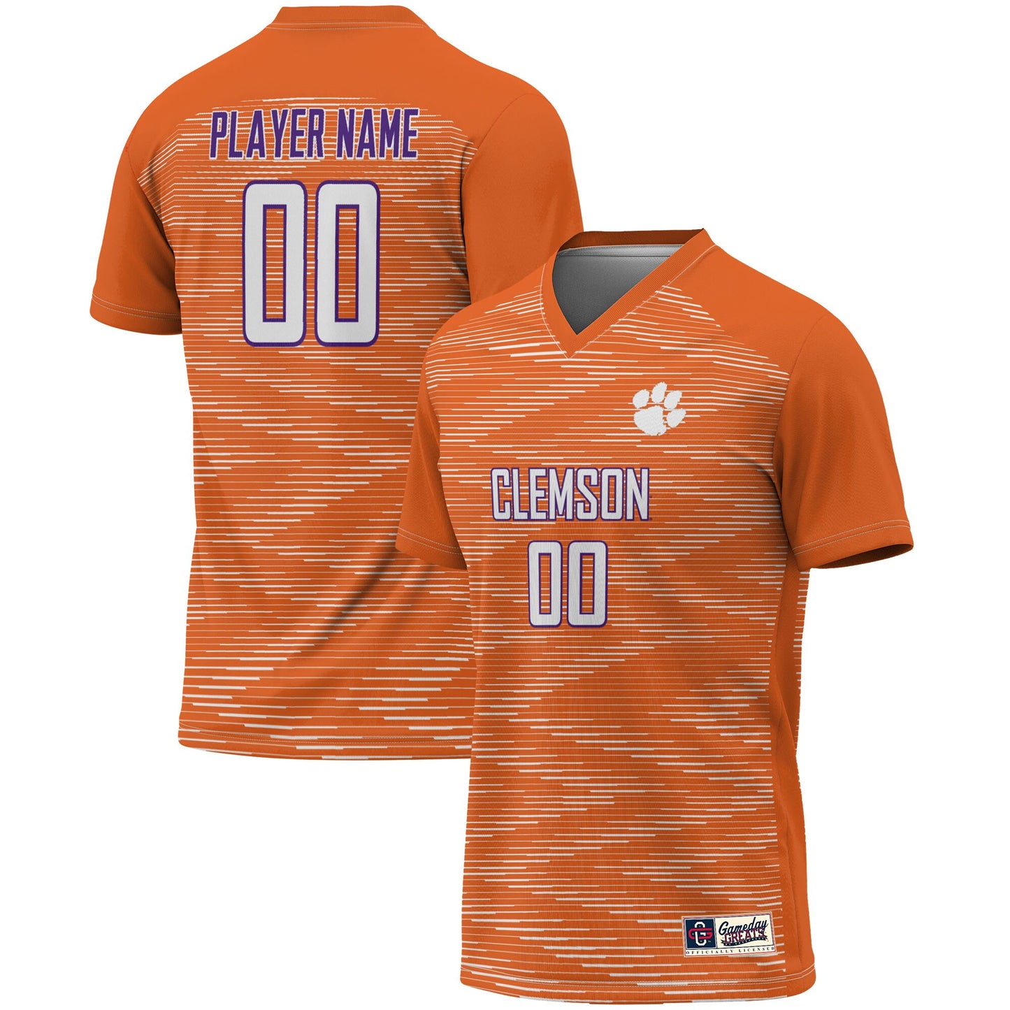 Clemson Tigers GameDay Greats Unisex Pick-A-Player Lightweight Soccer Jersey - Orange | Stitched College Jersey TJS72624