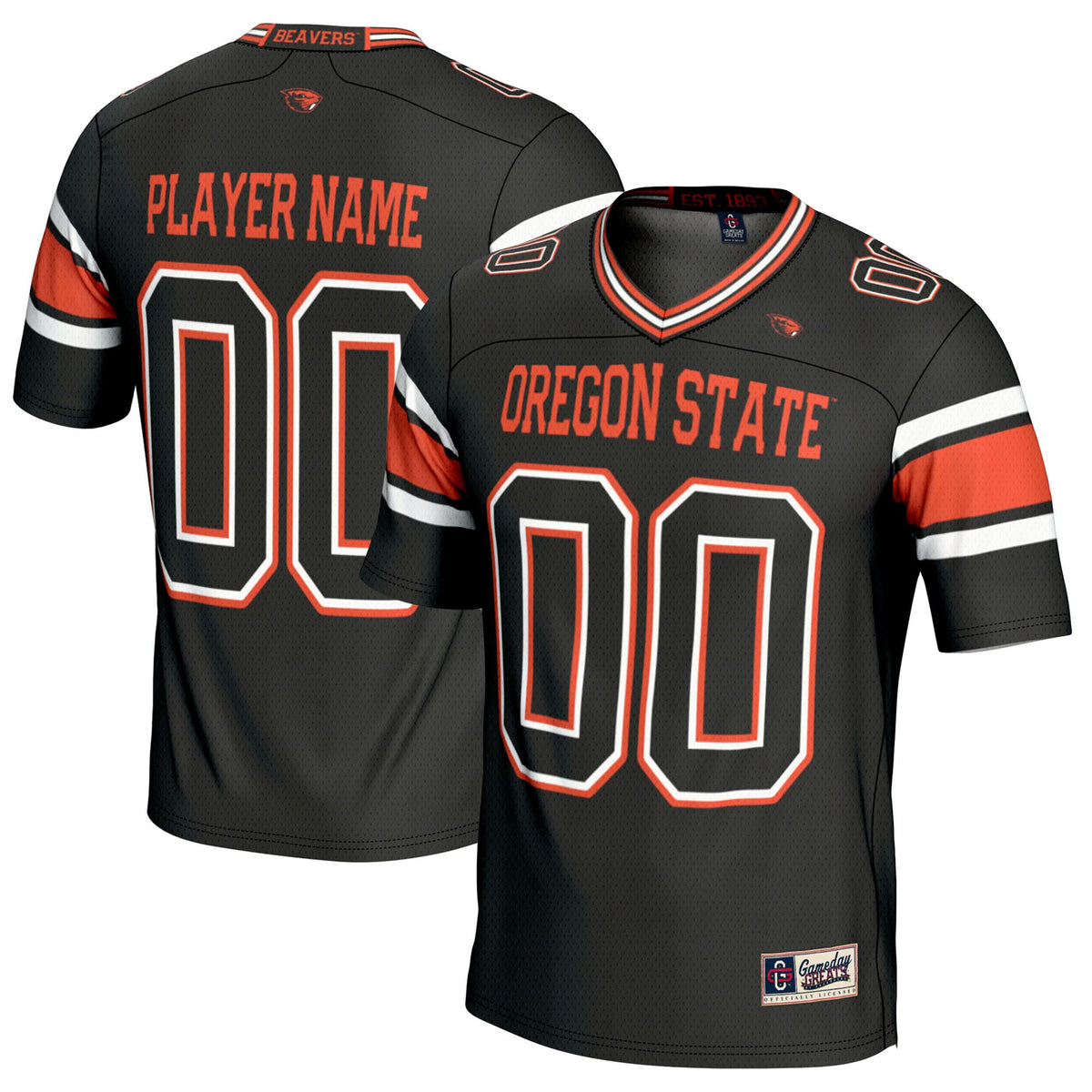 Oregon State Beavers GameDay Greats Pick-A-Player Football Jersey - Black | Stitched College Jersey TJS72458