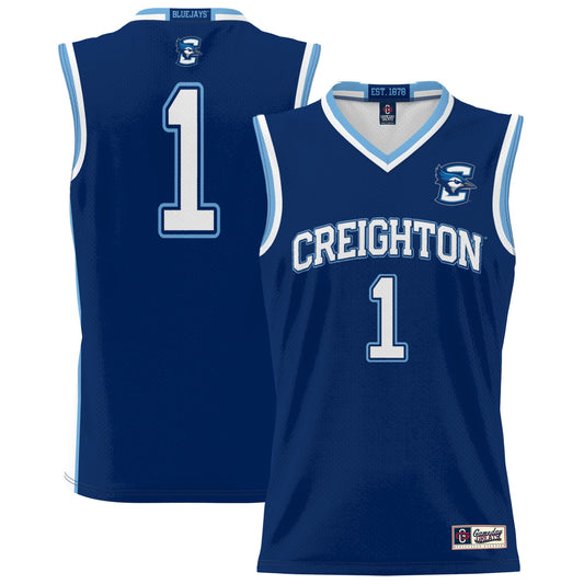 #1 Creighton Bluejays GameDay Greats Unisex Lightweight Basketball Jersey - Blue | Stitched College Jersey TJS72396