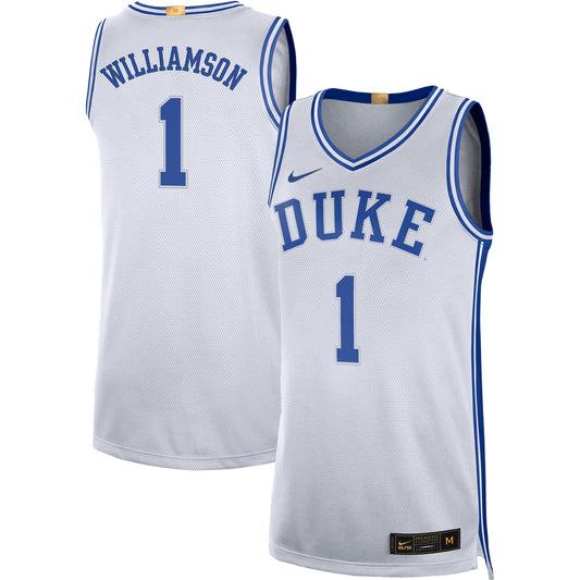 Zion Williamson Duke Blue Devils Limited Basketball Jersey - White | Stitched College Jersey TJS72560