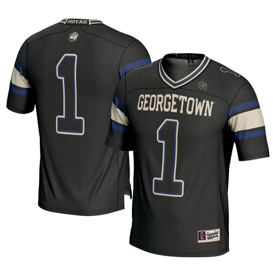 #1 Georgetown Hoyas GameDay Greats Football Jersey - Cardinal | Stitched College Jersey TJS72399
