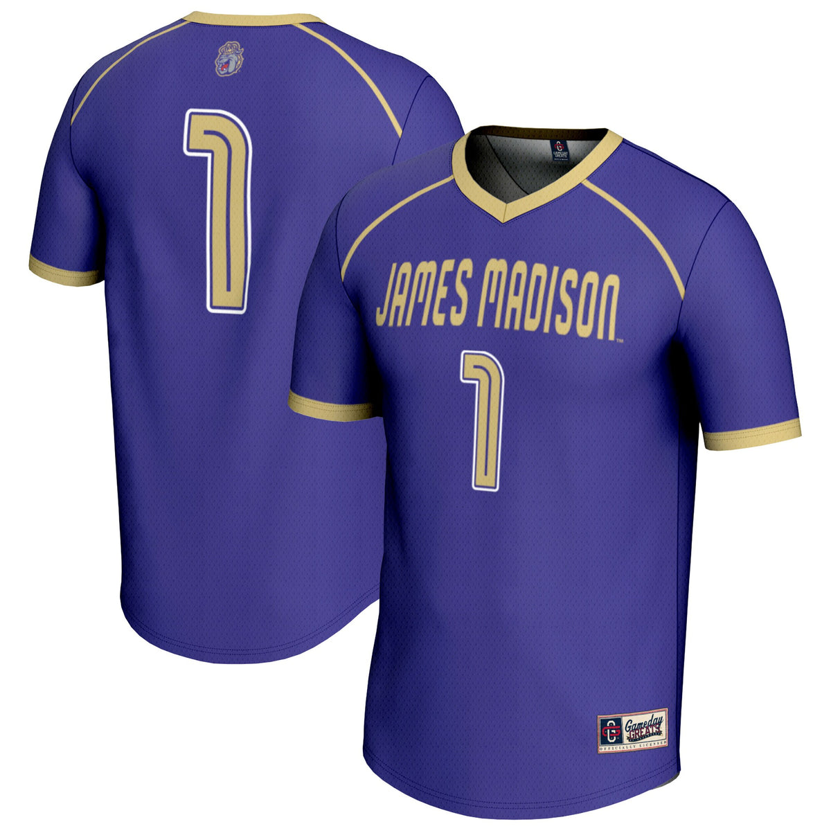 #1 James Madison Dukes GameDay Greats Unisex Lightweight Women's Lacrosse Fashion Jersey - Purple | Stitched College Jersey TJS72457