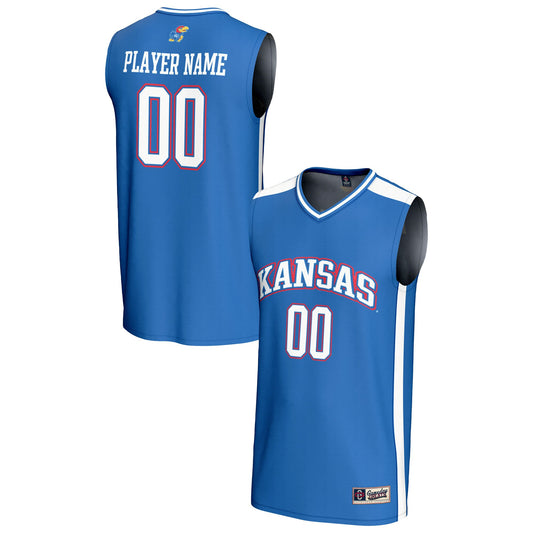 Kansas Jayhawks GameDay Greats Unisex Lightweight Women's Basketball Fashion Jersey - Royal | Stitched College Jersey TJS72563