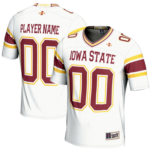 Iowa State Cyclones GameDay Greats Pick-A-Player Football Jersey - White | Stitched College Jersey TJS72578