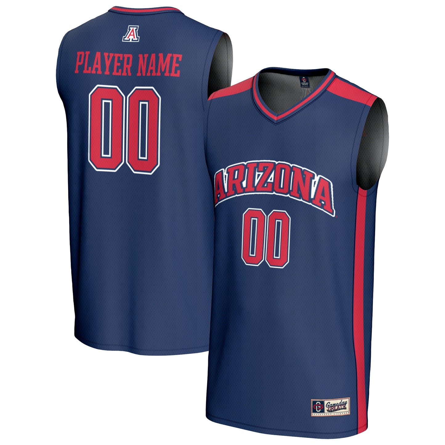 Arizona Wildcats GameDay Greats Pick-A-Player Lightweight Basketball Fashion Jersey - Navy | Stitched College Jersey TJS72469