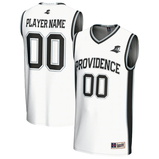 Providence Friars GameDay Greats Unisex Lightweight Collegiate Men's Basketball Pick-A-Player Fashion Jersey - White | Stitched College Jersey TJS72481