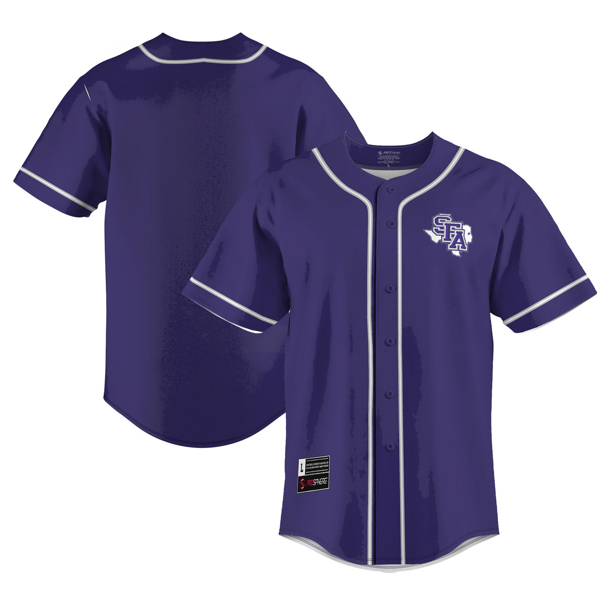Stephen F Austin Lumberjacks GameDay Greats Lightweight Baseball Jersey - Purple | Stitched College Jersey TJS72527