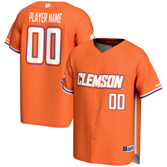 Clemson Tigers GameDay Greats Pick-A-Player Lightweight Baseball Jersey - Orange | Stitched College Jersey TJS72506