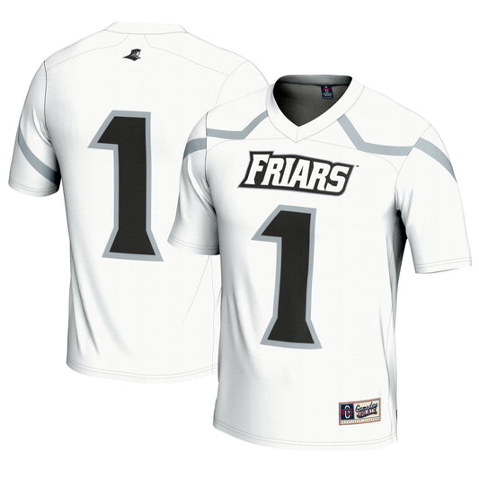 #1 Providence Friars GameDay Greats Lightweight Lacrosse Jersey - White | Stitched College Jersey TJS72805