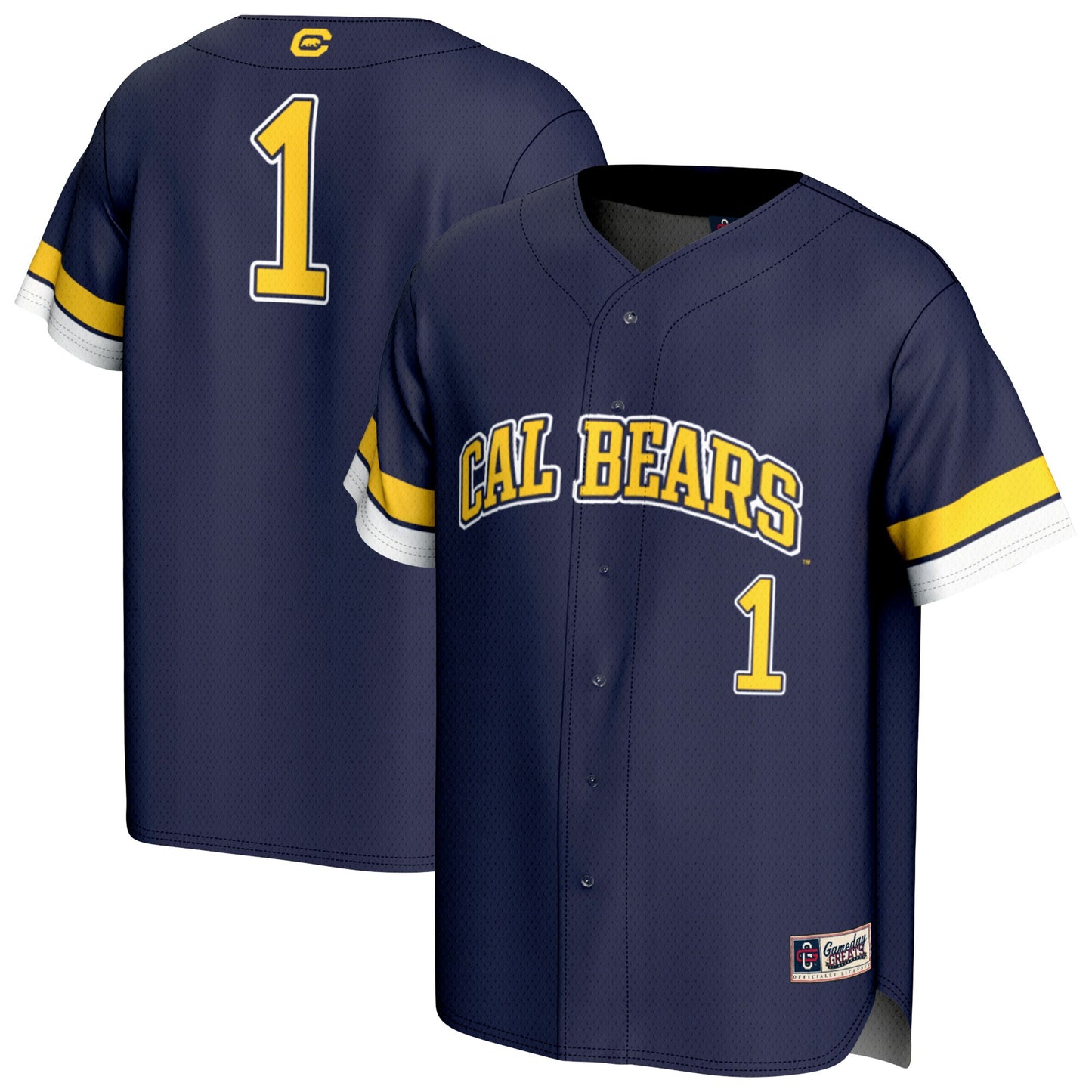Cal Bears GameDay Greats Unisex Pick-A-Player Baseball Fashion Jersey - Navy | Stitched College Jersey TJS72799