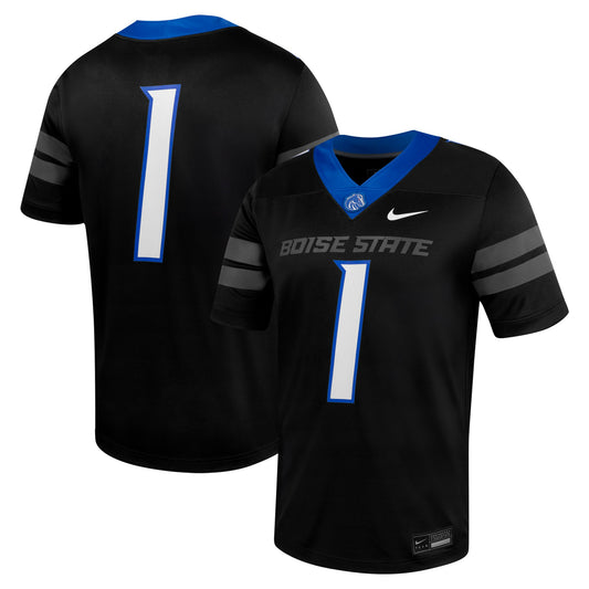 #1 Boise State Broncos Untouchable Football Jersey - Black | Stitched College Jersey TJS72921