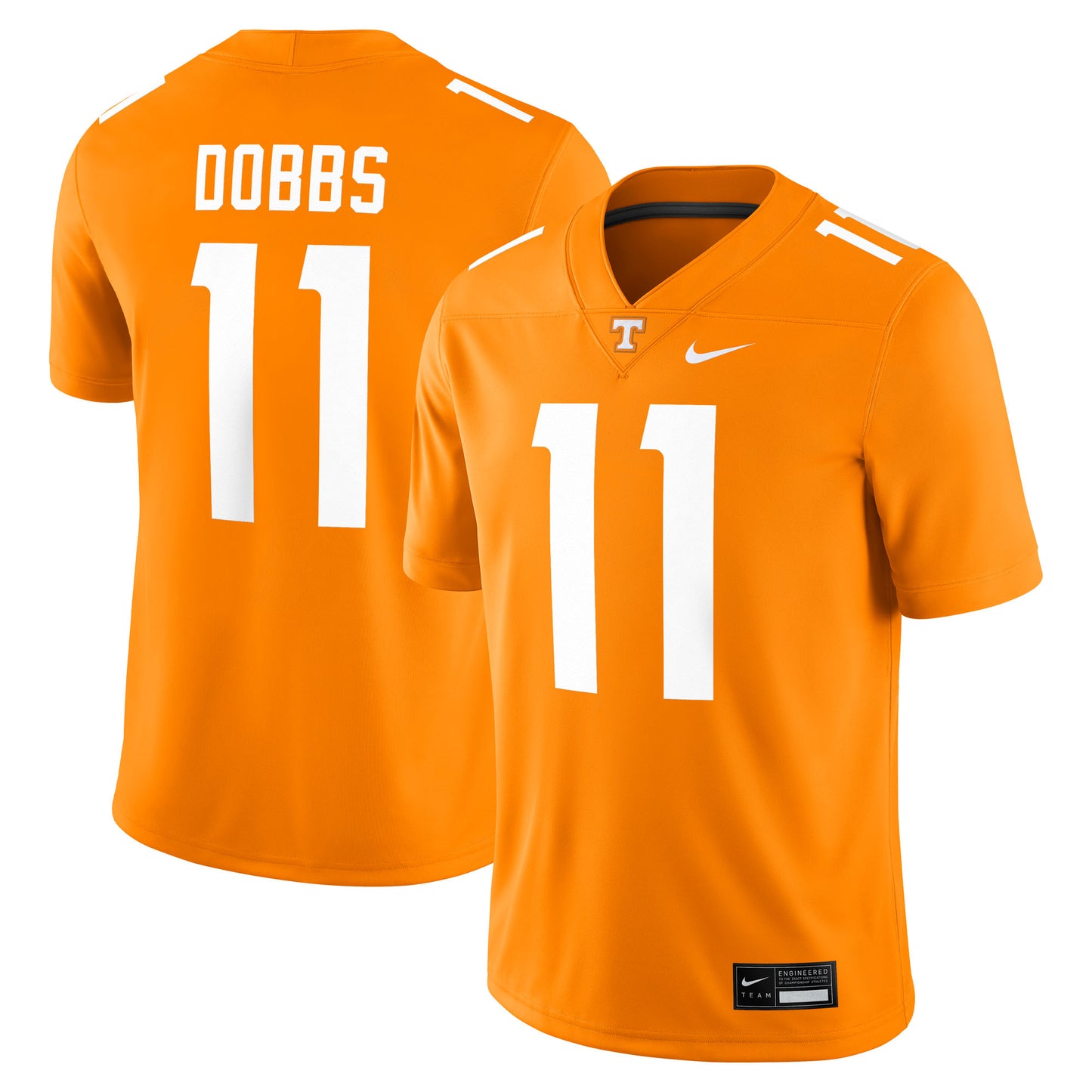 Joshua Dobbs Tennessee Volunteers Player Game Jersey - Tennessee Orange | Stitched College Jersey TJS72943