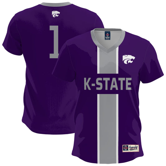 Kansas State Wildcats GameDay Greats Lightweight Soccer Fashion Jersey - Purple | Stitched College Jersey TJS72696