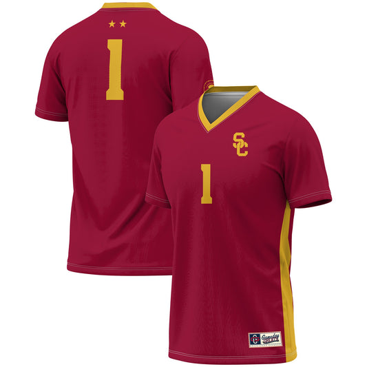 #1 USC Trojans GameDay Greats Unisex Lightweight Soccer Fashion Jersey - Cardinal | Stitched College Jersey TJS72661