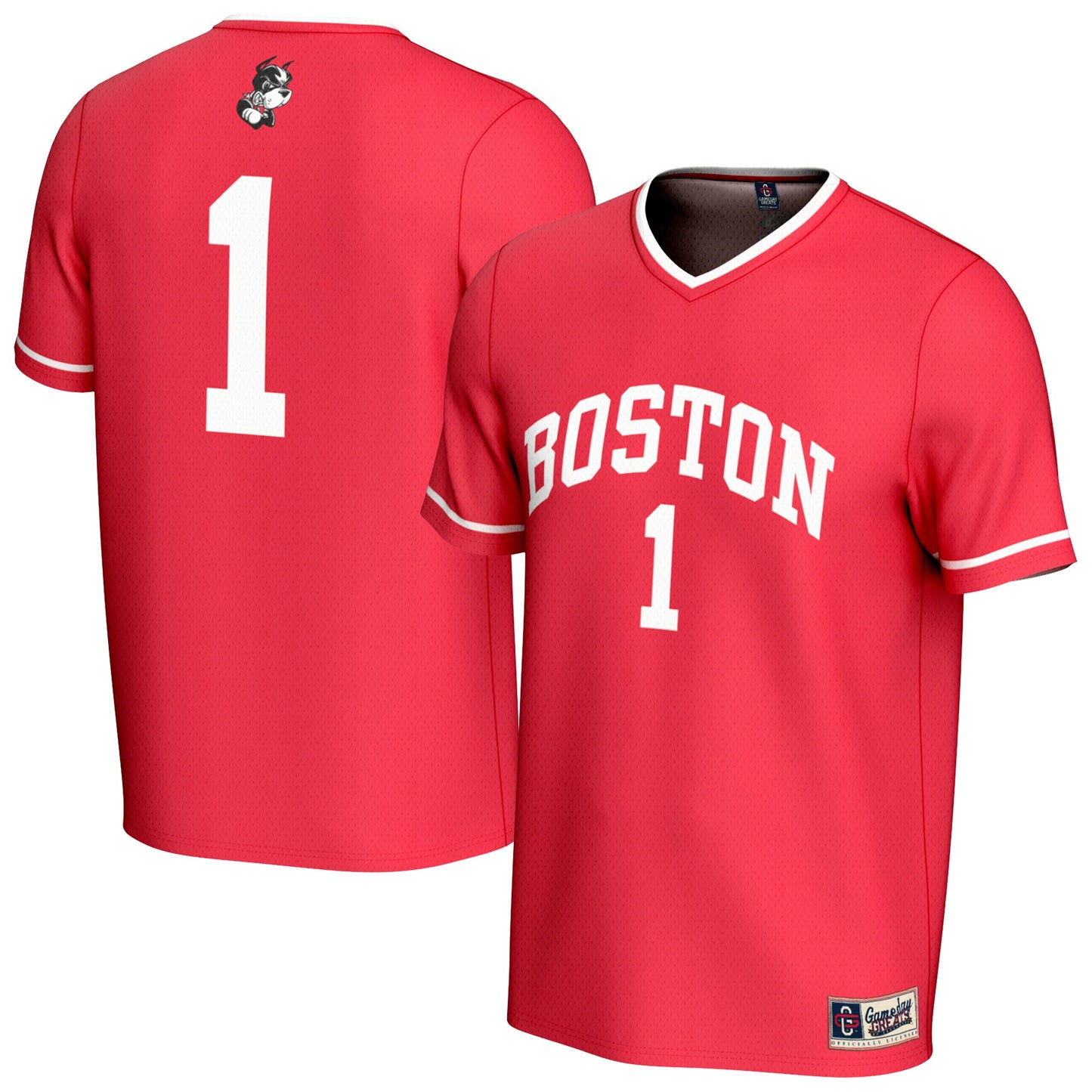Boston University GameDay Greats Unisex Women's Soccer Lightweight Fashion Jersey - Scarlet | Stitched College Jersey TJS72845