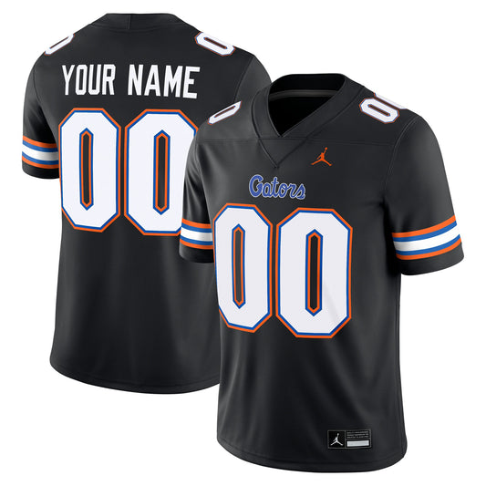 Florida Gators Alternate Custom Game Jersey - Black | Stitched College Jersey TJS72944