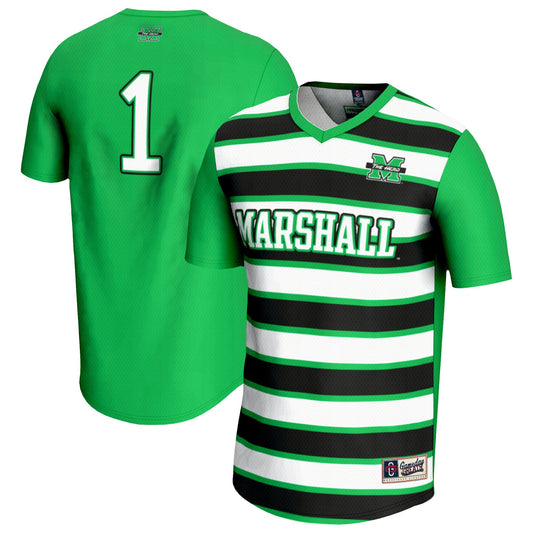 #1 Marshall Thundering Herd GameDay Greats Unisex Lightweight Soccer Fashion Jersey - Kelly Green | Stitched College Jersey TJS72735