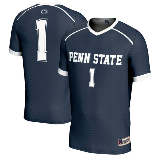#1 Penn State Nittany Lions GameDay Greats Unisex Women's Lacrosse Lightweight Fashion Jersey - Navy | Stitched College Jersey TJS72846