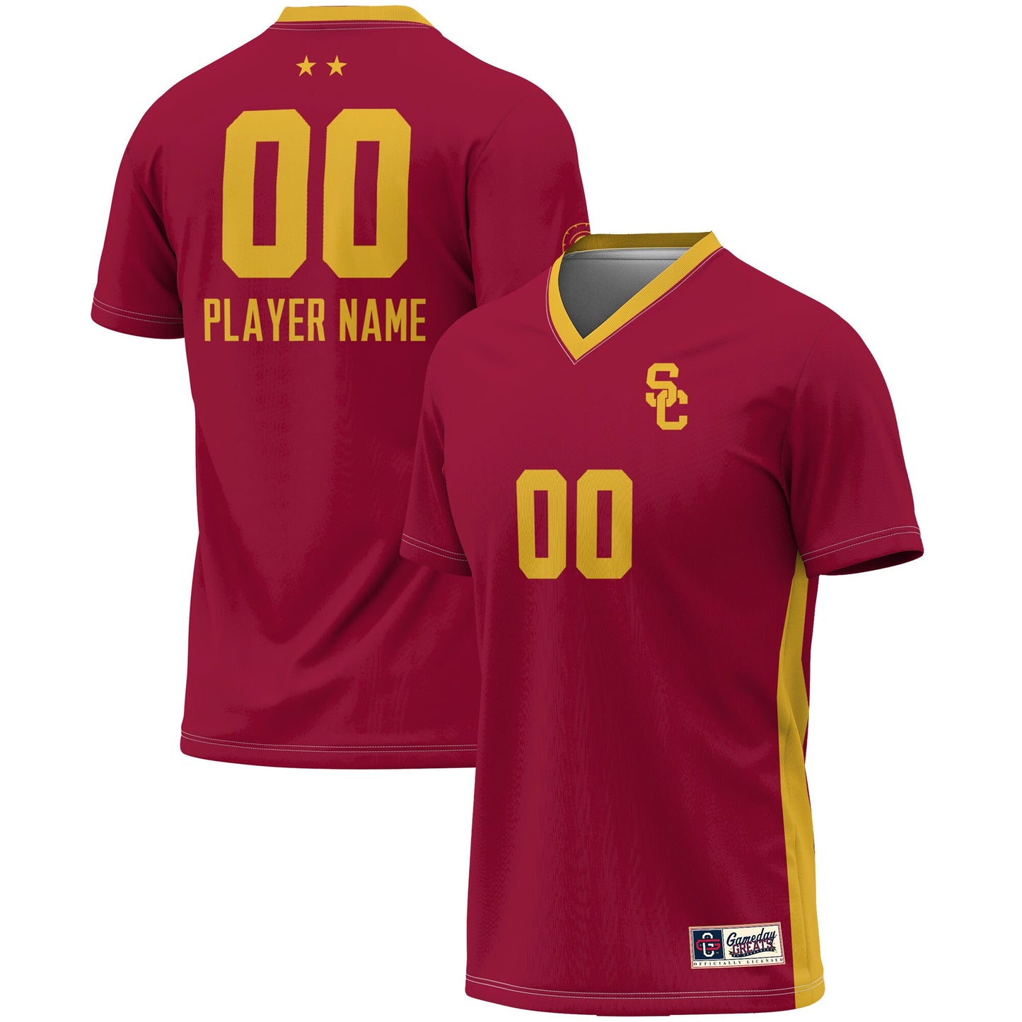 USC Trojans GameDay Greats Unisex Pick-A-Player Lightweight Soccer Jersey - Crimson | Stitched College Jersey TJS72927