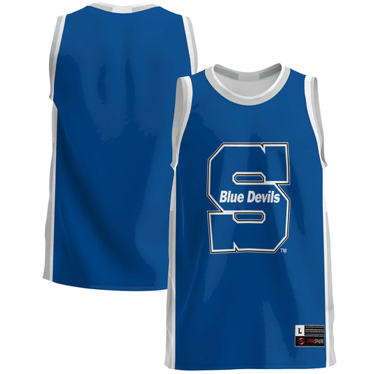 Wisconsin Stout Blue Devils GameDay Greats Lightweight Basketball Jersey - Blue | Stitched College Jersey TJS73012